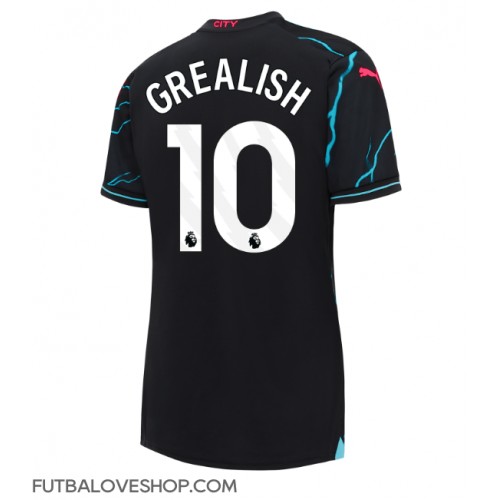 Dres Manchester City Jack Grealish #10 Tretina pre Ženy 2023-24 Krátky Rukáv